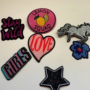 Iron on/sew in patches (total)